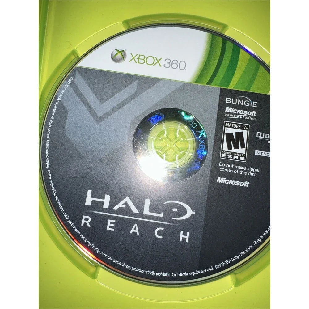 Halo: Reach (Xbox 360, 2010) with Booklet, Original Case and Disc
